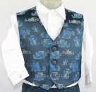 Festliche Weste von "Der flotte Boy"  Modell " Rennwagen groß"